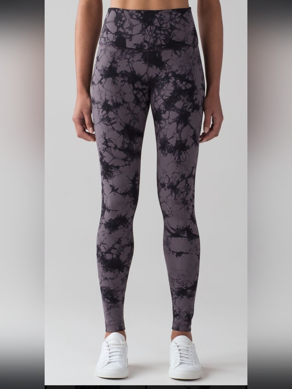 High-Rise Purple Tie-Dye Jeggings